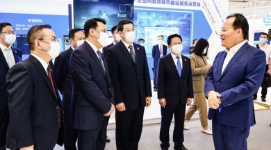 2021年9月，时任浙江省委书记、省人大常委会主任袁家军，时任浙江省委副书记、省长郑栅洁莅临世界互联网大会乌镇峰会中国安博电竞新资料产业链未来工厂数字化使用场景，点赞中国安博电竞未来工厂建设成就。